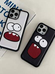 Cartoon Graphic Phone Case - White - View 4