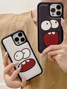 Cartoon Graphic Phone Case - White - View 8