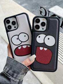 Cartoon Graphic Phone Case - White - View 9