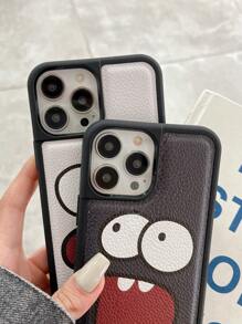 Cartoon Graphic Phone Case - White - View 11