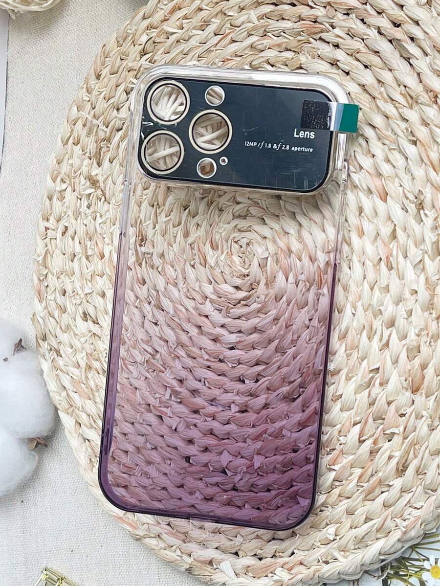 Ombre Clear Phone Case - Purple - View 1
