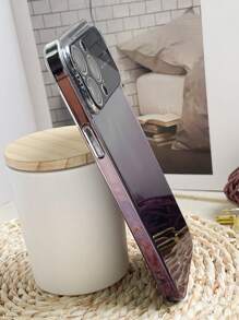 Ombre Clear Phone Case - Purple - View 2
