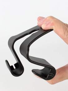 1 móc treo sau ghế ô tô chắc chắn - màu đen - Xem 5