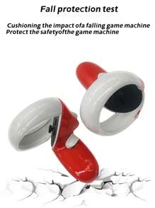 4 piezas Funda de silicona anti deslizante compatible con Oculus Quest 2 - Multicolor - Ver 2