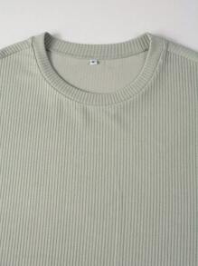 Manfinity Homme Men Solid Tank Top & Drawstring Waist Pants