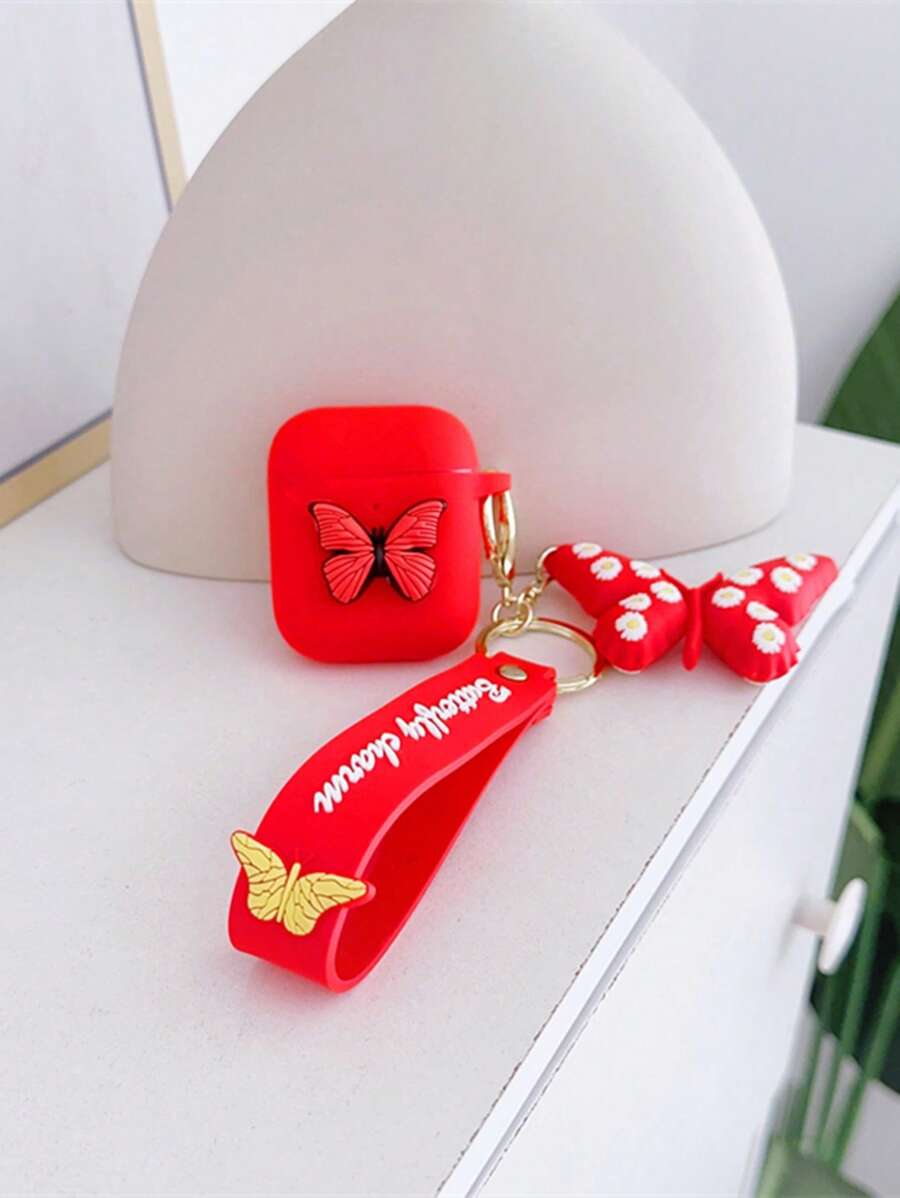 Vỏ trang trí hình bướm tương thích với Airpods - Nhiều màu - Xem 1