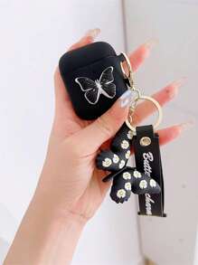 蝴蝶裝飾耳機殼適用於Airpods - 彩色 - 查看 1