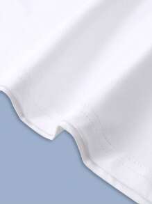 Manfinity EMRG Men's Loose Fit Cartoon & Letter Print T-Shirt - White - View 3