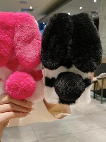 兔子設計長毛絨手機殼兼容Google Pixel手機殼 - 彩色 - 查看 3