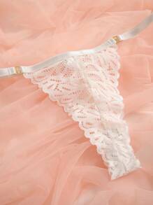 3packs Floral Lace Panty Sexy Lingerie - Multicolor - View 5