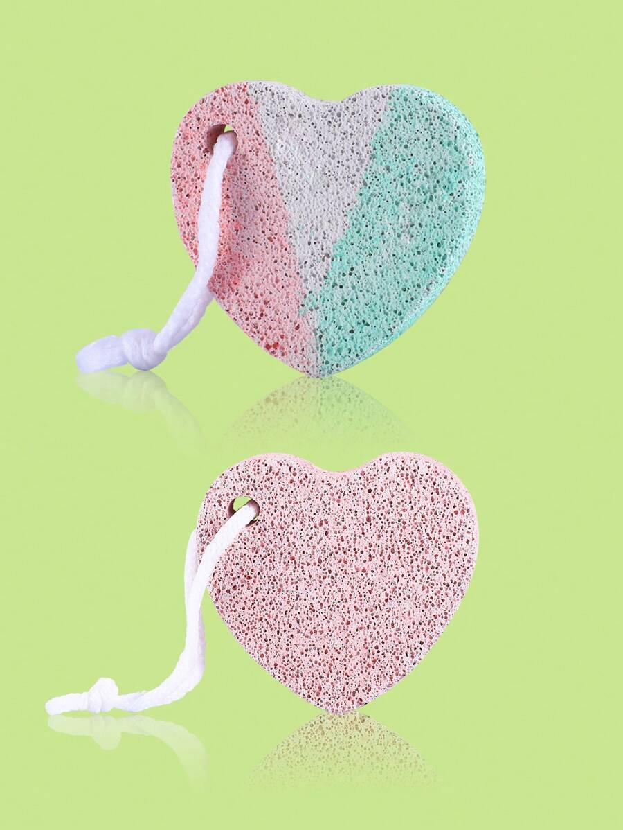 磨腳神器去角質老火山石磨砂家用挫足磨砂 - 粉色 - 查看 1