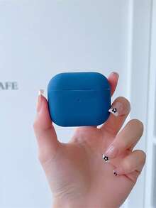 Ốp bảo vệ silicon hai phần dày 0.8mm, chất liệu thân thiện với da, màu trơn. - Màu xanh hải quân - Xem 2