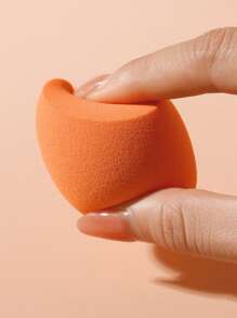 2入組雙用途化妝海綿組，非乳膠材質化妝海綿，可重複使用和清洗，適用於粉末和液態化妝品，柔軟的定妝和混合面部化妝工具，適用於日常化妝，男女均可使用，是便攜的日常和旅行必需品 - 橘色 - 查看 6