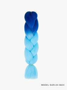 Long Synthetic Hair Braid - Two-Tone - View 2