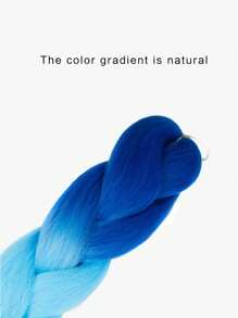 Long Synthetic Hair Braid - Two-Tone - View 5