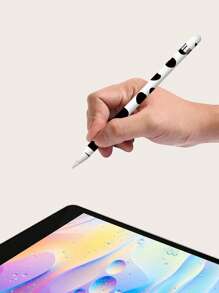 套卡通牛印花 3 張鉛筆貼紙 - 彩色 - 查看 3