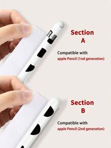 套卡通牛印花 3 張鉛筆貼紙 - 彩色 - 查看 8