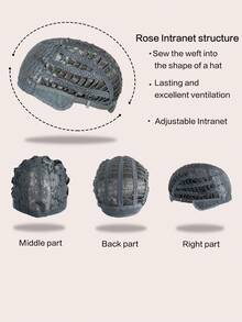 中等直筒人造假髮帶劉海 - 棕色 - 查看 7