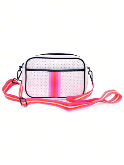 Small Square Bag Stripe Pattern Fashion Style