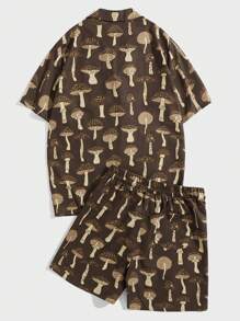 CourtneyGrabenShop Các bạn In Nấm Áo sơ mi & Quần short - Nhiều màu - Xem 2