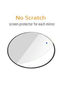 Wide Angle Car Rearview Observation Mirror - Black - View 3