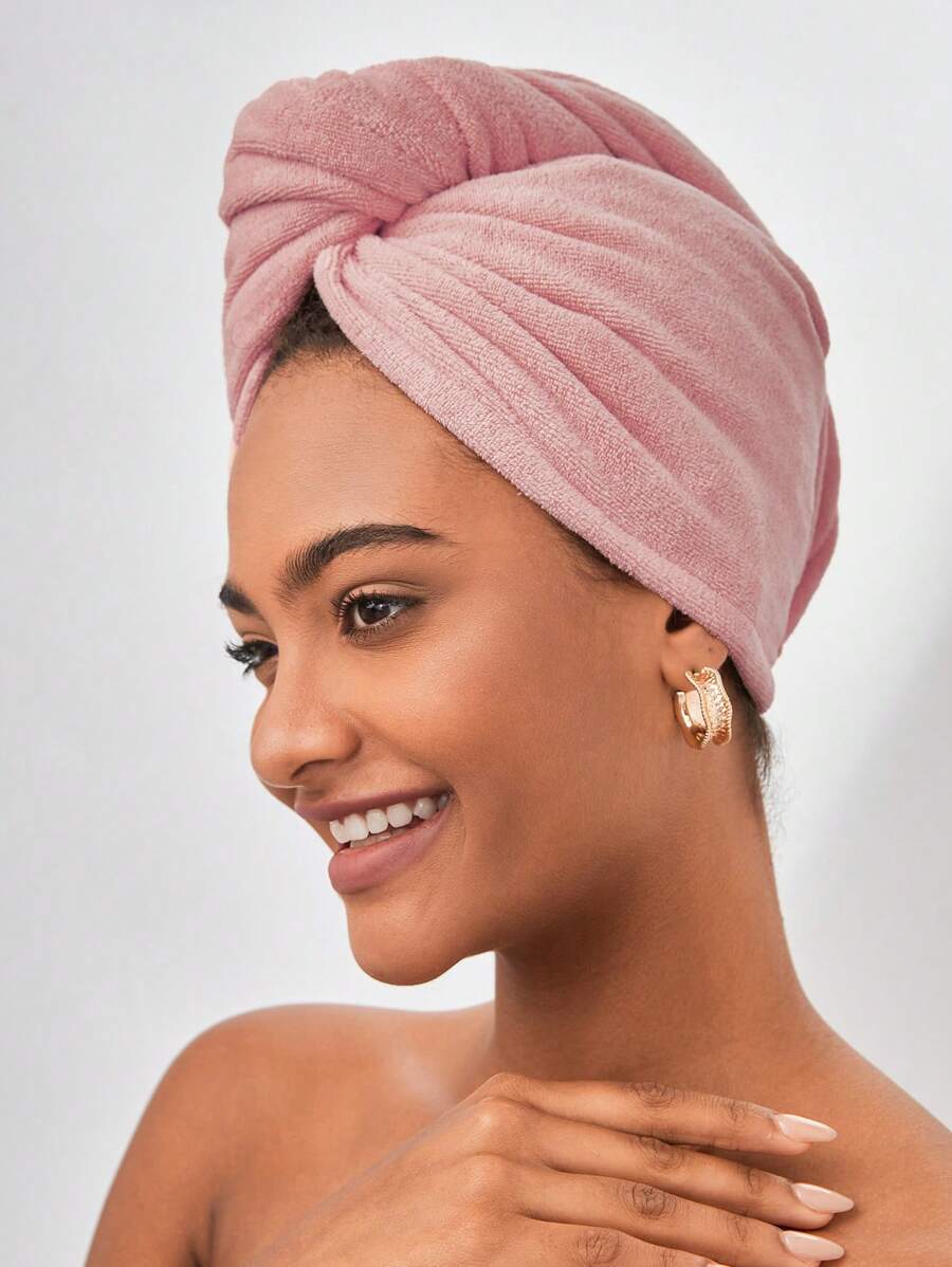 SHEIN BASIC LIVING 2代快乾超細纖維頭巾節日禮物