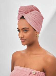 SHEIN BASIC LIVING 2代快乾超細纖維頭巾節日禮物