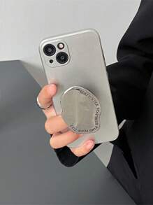 Mirror Stand-Out Phone Holder - Silver - View 2