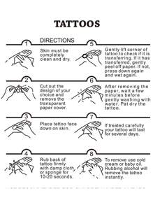 1張花卉圖案紋身貼紙 - 彩色 - 查看 4