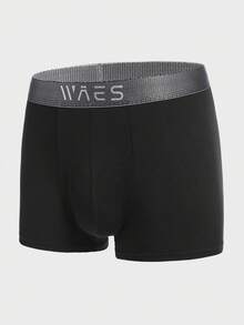 男士5入組字母圖案平角內褲 - 彩色 - 查看 9