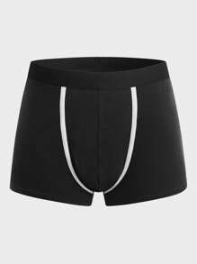 Men 5pcs Contrast Binding Boxer Brief - Multicolor - View 3