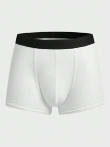 Men 5pcs Contrast Binding Boxer Brief - Multicolor - View 9