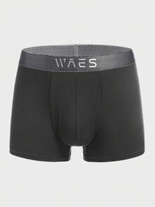 男士5入組字母圖案平角內褲 - 彩色 - 查看 17