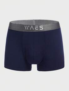 男士5入組字母圖案平角內褲 - 彩色 - 查看 19