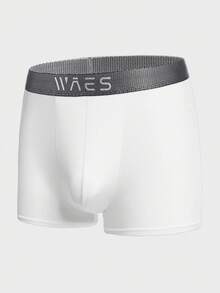 男士5入組字母圖案平角內褲 - 彩色 - 查看 20