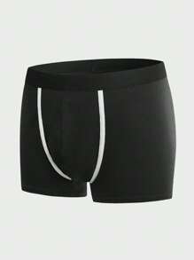 Men 5pcs Contrast Binding Boxer Brief - Multicolor - View 14