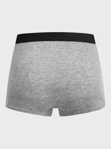 Men 5pcs Contrast Binding Boxer Brief - Multicolor - View 15