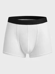 Men 5pcs Contrast Binding Boxer Brief - Multicolor - View 19