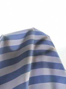 SHEIN LUNE Striped Print Button Front Cami Top - Blue and White - View 7