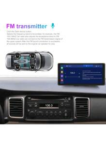 10.36 Inch Screen PND Portable Smart Player Auto With Voice Control Compatible With Android