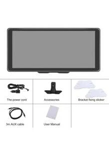 10.36 Inch Screen PND Portable Smart Player Auto With Voice Control Compatible With Android