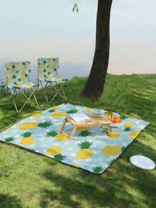 1 Gói Thảm Dã Ngoại Ngoài Trời In Dứa, Thảm Ngoài Trời Di Động Chống Nước Cho Gia Đình - Nhiều màu - Xem 1