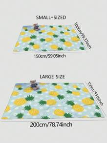1 Gói Thảm Dã Ngoại Ngoài Trời In Dứa, Thảm Ngoài Trời Di Động Chống Nước Cho Gia Đình - Nhiều màu - Xem 4