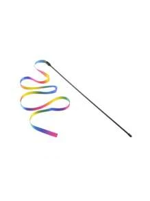 1-Pack Color Block Cat Teas, Polyester Streamers for Pets - Nhiều màu - Xem 2