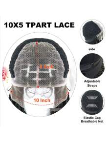 10X5蕾絲超長編織合成假髮 - 彩色 - 查看 7