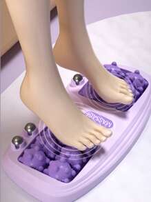 1pc Foot Massage Roller, Foot Acupressure Point Massager Roller Relax Plantar, Heel, Arch, Reflexology Tool For Relaxation, The Best Gift For Parents - Purple - View 3