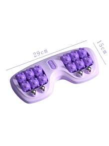 1pc Foot Massage Roller, Foot Acupressure Point Massager Roller Relax Plantar, Heel, Arch, Reflexology Tool For Relaxation, The Best Gift For Parents - Purple - View 7