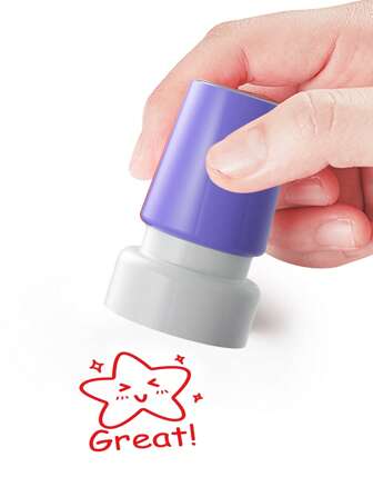 1pc Cartoon Bear Pattern Stamp Back To School