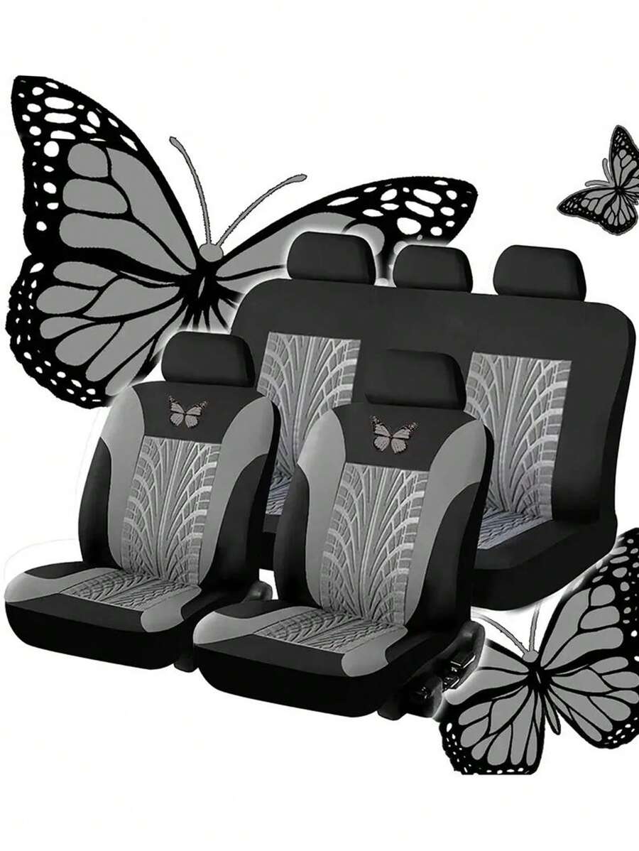 Pattern Print Gymnastics Universal Fit Car Seat Covers