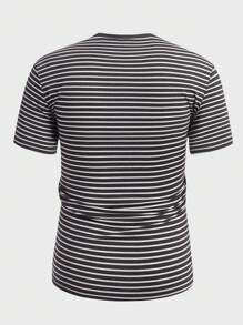 Manfinity Homme Men Striped Print Tee - Multicolor - View 2